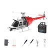 Aetheria Remote Control Helicopter, Bell C138 No Aileron Airplane Model with Altitude Hold and Optical Flow Positioning, 1:30 Military Aircraft Model for Adults- RTF Version/Red Black White view 1