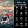 Aetheria Remote Control Helicopter, Bell C138 No Aileron Airplane Model with Altitude Hold and Optical Flow Positioning, 1:30 Military Aircraft Model for Adults- RTF Version/Red Black White view 2