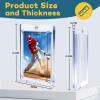 100ct Magnetic Card Holders, Magnetic 35pt One Touch Card Holders, U-V Protection Hard Plastic Display Case for Trading, Sports, Baseball, Football, Game Cards view 2