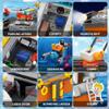 AKWME City Ocean Explorer Ship Building Set, Exploration Boat Set Toy Building Block with LED Lights, Helicopter, Submarine and Shark Cage, Birthday Gifts for 6 8 10 12 Years Old Boys Kids Girls view 4