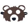 Jtnohx Felt Animal Masks, 10 Pcs Halloween Mask, Animal Costume for Birthday Party Supplies (Bear Mask) view 1