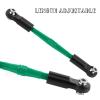 RCMYou Aluminum Turnbuckles Camber Links Upgrades Part for 1/10 Big Rock V3 3S BLX / 1/8 Typhon 3S BLX/Mega 550, (not for Big Rock V1/V2) Alloy Turnbuckles Camber Links Hops Up,Green view 4