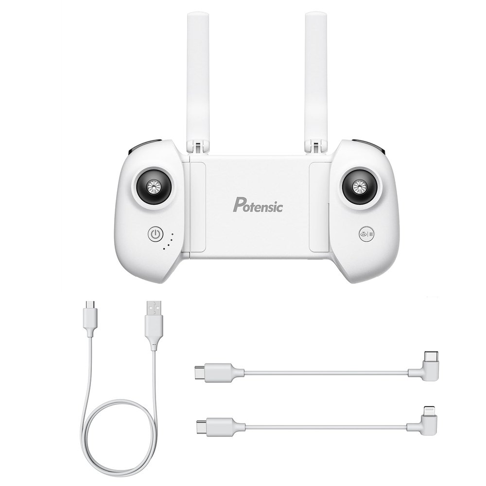 Potensic Remote Controller for Atom LT Drone Only with 1 USB Charging Cable and 2 OTG Cables