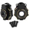 2Pcs JGGZONE Brass TRX4 Rear Portal Drive Axle Mount C Hub Carrier Cover Steering Knuckle Portal Cover Counterweight Compatible with Tra-xxas TRX4 TRX6 1/10 RC Crawler Car Upgrade Parts view 2