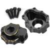 2Pcs JGGZONE Brass TRX4 Rear Portal Drive Axle Mount C Hub Carrier Cover Steering Knuckle Portal Cover Counterweight Compatible with Tra-xxas TRX4 TRX6 1/10 RC Crawler Car Upgrade Parts view 4