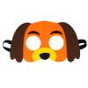 Jtnohx Felt Animal Masks, 10 Pcs Halloween Mask, Animal Costume for Birthday Party Supplies (Dog Mask) view 1