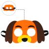 Jtnohx Felt Animal Masks, 10 Pcs Halloween Mask, Animal Costume for Birthday Party Supplies (Dog Mask) view 3