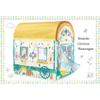 DJECO - Caravan Tent 130x106 cm - for Kids Ages 3+ - Indoor Playhouse Whimsical Imaginative Play Fabric and Easy Assembly view 3