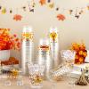 100 Pcs Thanksgiving Disposable Cups 12 oz Fall Party Cups Autumn Clear Plastic Cups Gnome Turkey Pumpkin Truck Fall Party Drinkware for Ice Liquor Coffee Juice Autumn Thanksgiving Party Supplies view 4