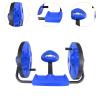 kowaku Child Ride on Toys Roller Sit Skate Develop Motor Skill Hand Crank Mini Trike (No Electricity) for Boys and Girls Party Toy, Blue view 2