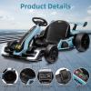 GarveeLife 24V Electric Go Kart for KidsPowerful Drift Kart with 2 * 150W Motors, Adjustable Seat, 8 mph Speed, Led Lights Outdoor Riding Toy for Children Ages 6-15 view 4