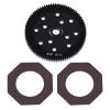 BRKRC Steel 66T 72T 81T 84T Spur Gear 48P RC Main Gears for 1/10 Associated T4 B4 T5 B5 Eleament Endero RTR (81T 48P) view 1