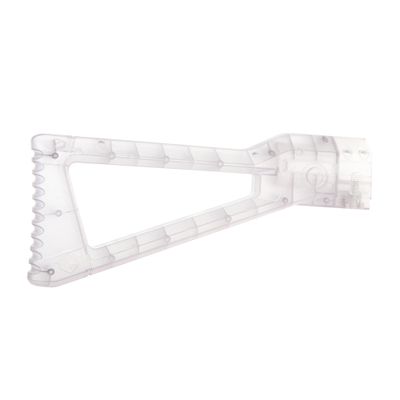 WORKERMOD ABS Plastic Shoulder Stock Kits for Nerf Elite Modulus Series and Worker Blasters Toy (Clear)