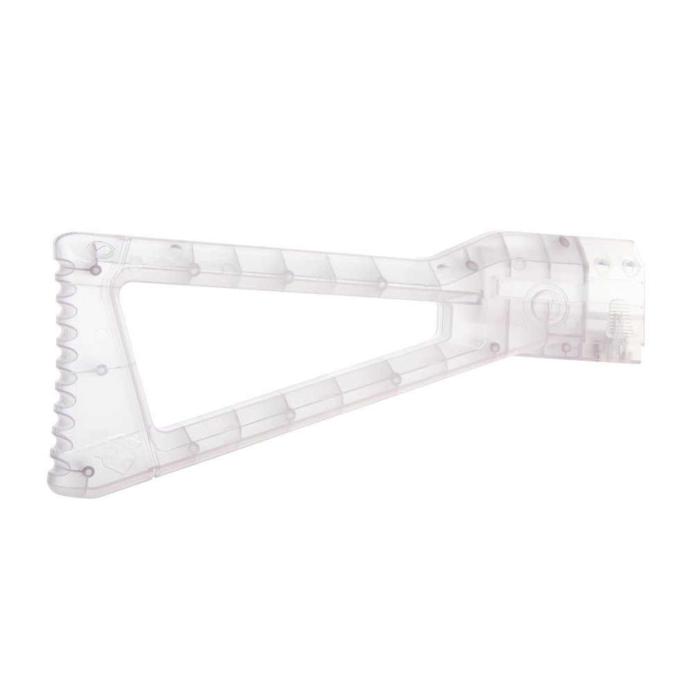 WORKERMOD ABS Plastic Shoulder Stock Kits for Nerf Elite Modulus Series and Worker Blasters Toy (Clear)