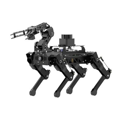 HIWONDER Quadruped Robotic Dog with Robotic Arm ChatGPT AI Vision Voice Control ROS Open Source Robot Dog TOF Lidar SLAM Mapping & Navigation for Adults and Teens, Raspberry Pi 5 8GB