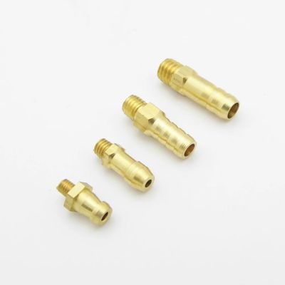 10PCS Copper Water Pick Up Outlet Nipple Faucet M3 M4 M5 M6 Water Fuel Nozzles for RC Boat Marine Mono CAT Water Pump(M5)