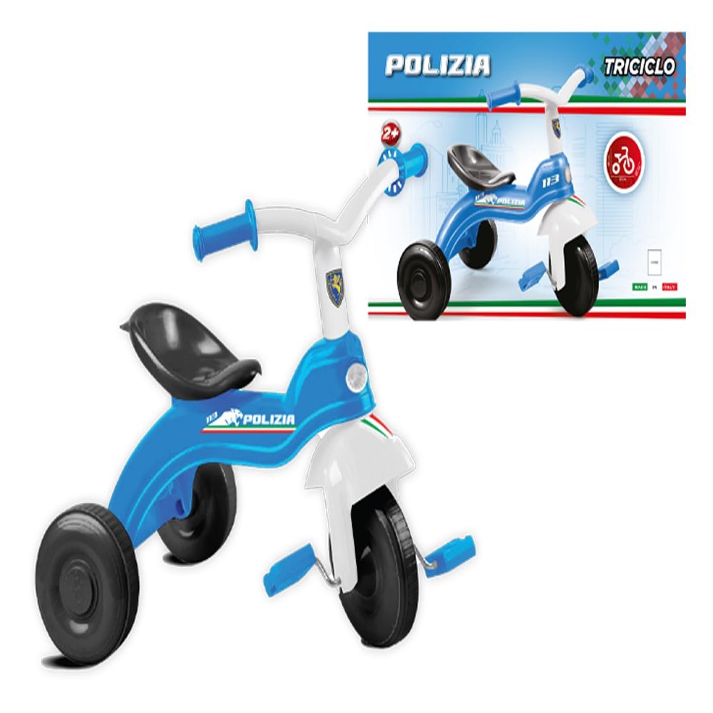 Grandi Giochi - Police Tricycle - Official Law Enforcement Product - PL115000
