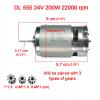 24V 555 22000RPM Electric Motor High Speed DC Drive Engine Upgrade for Ride On Car Replacement Parts SUV Truck Gearbox Motor Connect Accessories (1Pcs 24V 555 22000RPM) view 4
