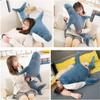 39.5-inch Plush Shark Toy Pillow, Giant Shark Stuffed Animal,Soft Shark Cushion Pillow Shark Plush Pillows,Chubby Stuffed Shark Toy - Children s Boys and Girls Room Decoration Bedtime Gift (Blue) view 4