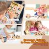 Sumsoltic Busy Board,Montessori Toys for 1-3 Year Old Boys & Girls,Travel Educational Learning Activities for Toddlers,Sensory Toy for Kids with Autism (Busy Board v4) view 3