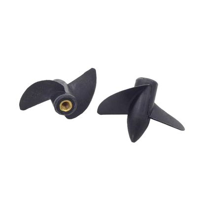 1 Pair M4 Thread Nylon Propeller 35mm 39mm 42mm 45mm 2 Blades Prop Left Right Hand for RC Boat Speed Mono CAT Model Boat(39mm)
