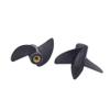 1 Pair M4 Thread Nylon Propeller 35mm 39mm 42mm 45mm 2 Blades Prop Left Right Hand for RC Boat Speed Mono CAT Model Boat(39mm) view 1