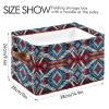 xigua Native American Tapestry Patterns Large Storage Basket 2PCS,Collapsible Toy Storage Bin Laundry Basket with Handle,Used for Home Closets, Offices, Bedrooms657 view 3