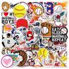 100Pcs Baseball Stickers, Baseball Vinyl Water Bottle Stickers for Kids Teens Boys,Sports Stickers Baseball Accessories,Helmet, Laptop,Skateboard,Baseball Party Favors view 1