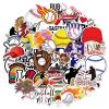 100Pcs Baseball Stickers, Baseball Vinyl Water Bottle Stickers for Kids Teens Boys,Sports Stickers Baseball Accessories,Helmet, Laptop,Skateboard,Baseball Party Favors view 2