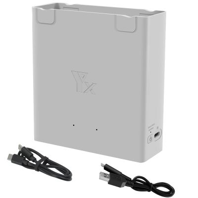 Generic Drone Battery Charger for DJI AVATA 2, Fast Charging Charger Hub Two-Way Charge Manager with Charging Cable for DJI AVATA 2 Drone Battery Accessories, 9.7*3.5*10.5CM, Grey