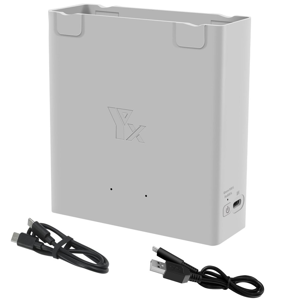 Generic Drone Battery Charger for DJI AVATA 2, Fast Charging Charger Hub Two-Way Charge Manager with Charging Cable for DJI AVATA 2 Drone Battery Accessories, 9.7*3.5*10.5CM, Grey