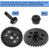 37T Ring and 13T Pinion Gears for Rear Front Differentials RC 13T 37T Differential Gearbox Straight Grain Gears Set Hardened Steel Upgraded Part for Traxxas 1/10 Ford Hoss Slash, Stampede, Rustler view 3