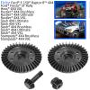 37T Ring and 13T Pinion Gears for Rear Front Differentials RC 13T 37T Differential Gearbox Straight Grain Gears Set Hardened Steel Upgraded Part for Traxxas 1/10 Ford Hoss Slash, Stampede, Rustler view 4