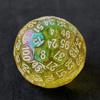 Bescon Dazzling Yellow 100 Sided Dice, Game Dice D100, Polyhedral Solid 100 Sides Dice 45MM in Diameter (1.8inch) view 1