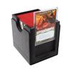 Gamegenic Sidekick Pro 100+ XL Convertible - Premium Deck Box with Secure Card Storage, UV Protected Slide Card Case, Display Top Card, Extra Token Drawer, Magnetic Closure, Black Color, Made view 3