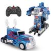 Family Smiles Kids Transforming Robot RC Truck Toys for Boys Ages 8-13 Years Remote Control Car Gift view 1