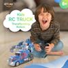 Family Smiles Kids Transforming Robot RC Truck Toys for Boys Ages 8-13 Years Remote Control Car Gift view 4