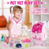 Girl Toys Gifts for 2 3 4 5 6 Years Old, Toddler Girl Toys, Pet Care Pretend Doctor Set Toys for Kids, Doctor kit for Toddlers 1-3 3-5, Kids Doctors Play Set with Plush Puppy Toy&Storage Backpack view 4