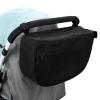 Accmor Insulated Side Sling Stroller Saddle Bag Organizer, Universal Stroller Organizer, Stroller Bag Caddy Organizer, Black view 2