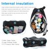 Accmor Insulated Side Sling Stroller Saddle Bag Organizer, Universal Stroller Organizer, Stroller Bag Caddy Organizer, Black view 4