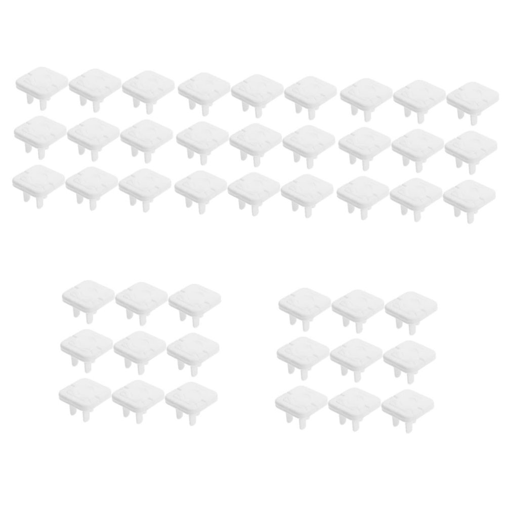 VICASKY 60pcs Boy Girl Socket Covers Outlet Protectors Babyproof Covers for Electrical Outlets Wall Socket Safety