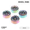 1.0 beadlock Wheels Brass CNC Blueing Heavy Weight - 1.0 RC Wheel Rims with Brass Rings Deep Dish Wheel Rims for 1/18 TRX4M 1/24 SCX24 AX24 FCX24 1/24 Crawler RC Crawler Upgrade Parts view 2