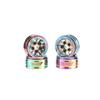 1.0 beadlock Wheels Brass CNC Blueing Heavy Weight - 1.0 RC Wheel Rims with Brass Rings Deep Dish Wheel Rims for 1/18 TRX4M 1/24 SCX24 AX24 FCX24 1/24 Crawler RC Crawler Upgrade Parts view 3