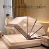 BISCALO Mosquito Net Bed Canopy Pop Up Foldable Double Door Anti Mosquito Bites,Portable Bed Net Double Bed with Mosquito Net,F,100 * 190cm view 4