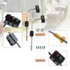 2Pcs Traffic Light Model Set with LED Pedestrian Signals Street Crossing Walk Simulation, Educational Traffic Management Toy view 4