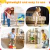 Kids Cleaning Toy Set Toddlers Broom Dust Pan Set for Housekeeping Pretend Play Cleaning Set, Cleaning Toys Gift for Toddlers Girls Boys Age 3-6 Years Old (2PCS - Red and Yellow Set) view 2