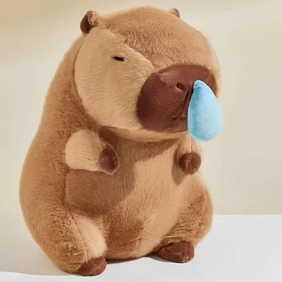 JPORSHU Capybara Plush Toy16inch Capybara Plush with Turtle Backpack Kawaii Capybara Stuffed Animal and Home Decor Gifts