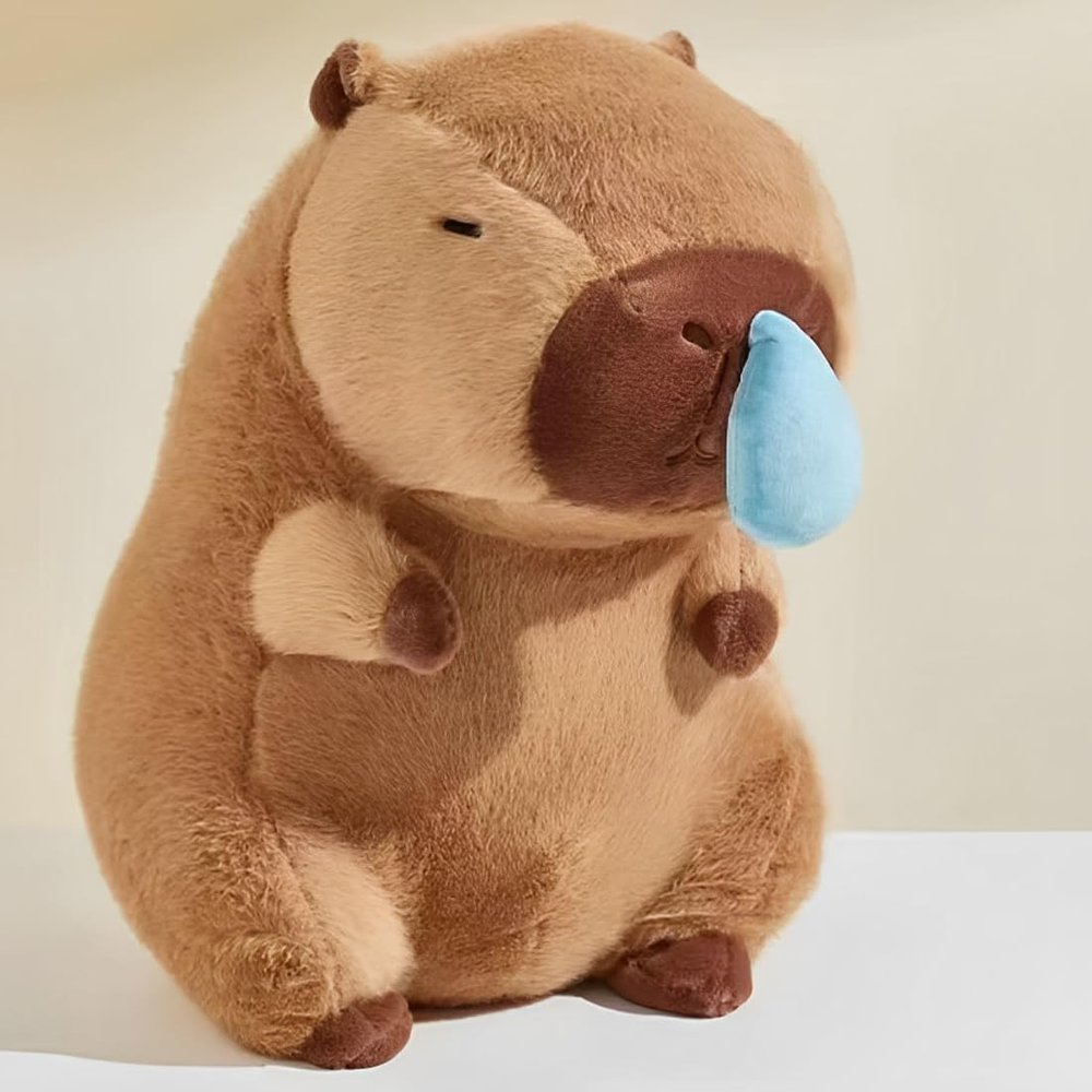 JPORSHU Capybara Plush Toy16inch Capybara Plush with Turtle Backpack Kawaii Capybara Stuffed Animal and Home Decor Gifts