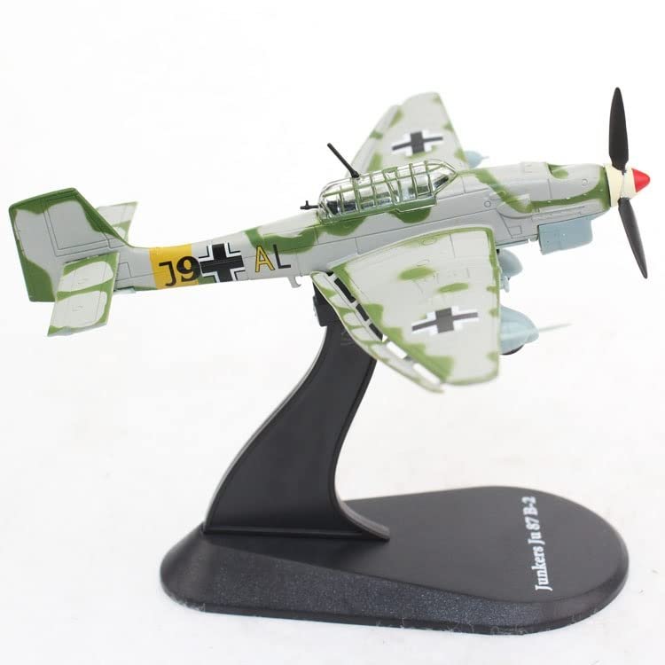 PHYUIDS for: Die-cast Military Aircraft Model 1:100 Ju 87B Stuka Dive Bomber Military Aircraft Model