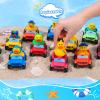 24 Pcs Summer Rubber Ducks for Jeeps, Summer Beach Rubber Ducks, 3.5 Inch Ducks for Jeeps ,2 Inch Ducks for Ducking, 12 Summer Ducks with 12 Cars, Summer Party Favors Gifts Swimming Pool Water Toys view 3